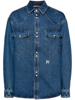 Blue Blue Monogram Denim Shirt 1