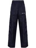 Navy Blue Logo Track Pants 1
