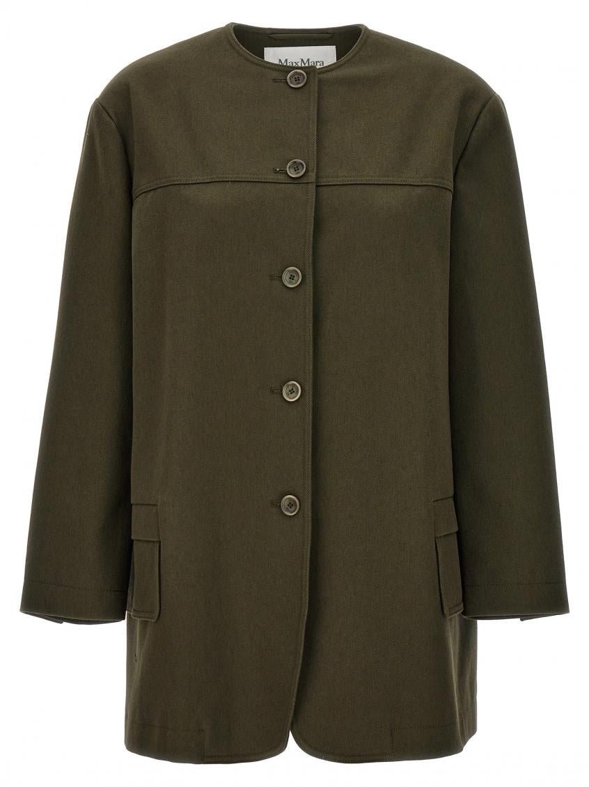 Olive Recital Midi Jacket 1