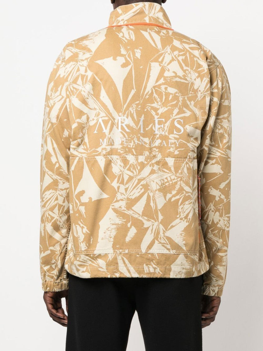 Beige Camou Print Jacket 4