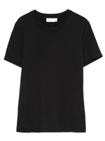 Black Crew Neck Short Sleeves T-Shirt 1