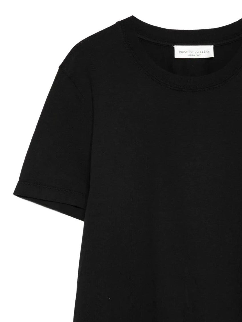 Black Crew Neck Short Sleeves T-Shirt 3