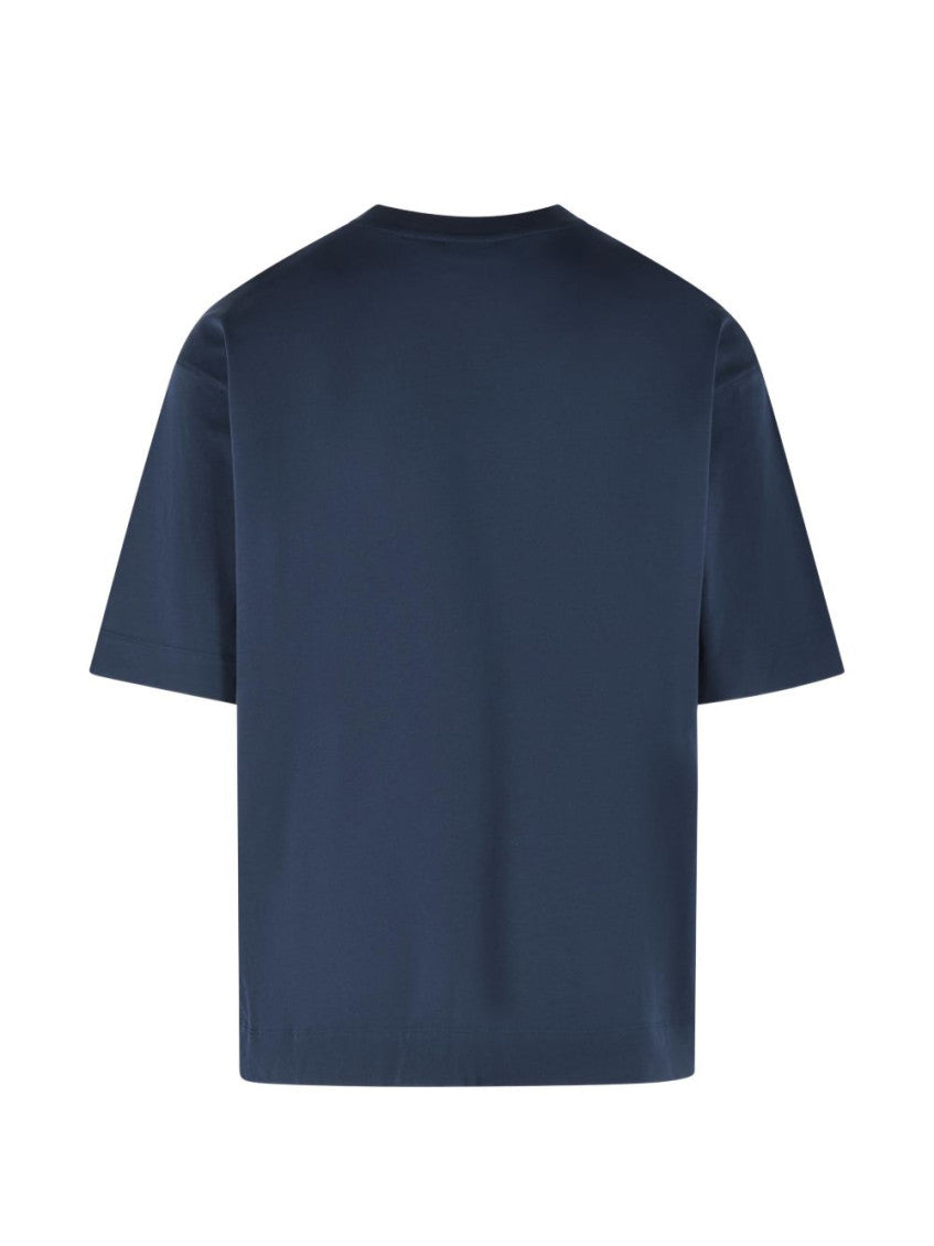 Navy Blue Cotton T-shirt 3
