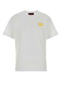 White Crew Neck Logo T-shirt 1