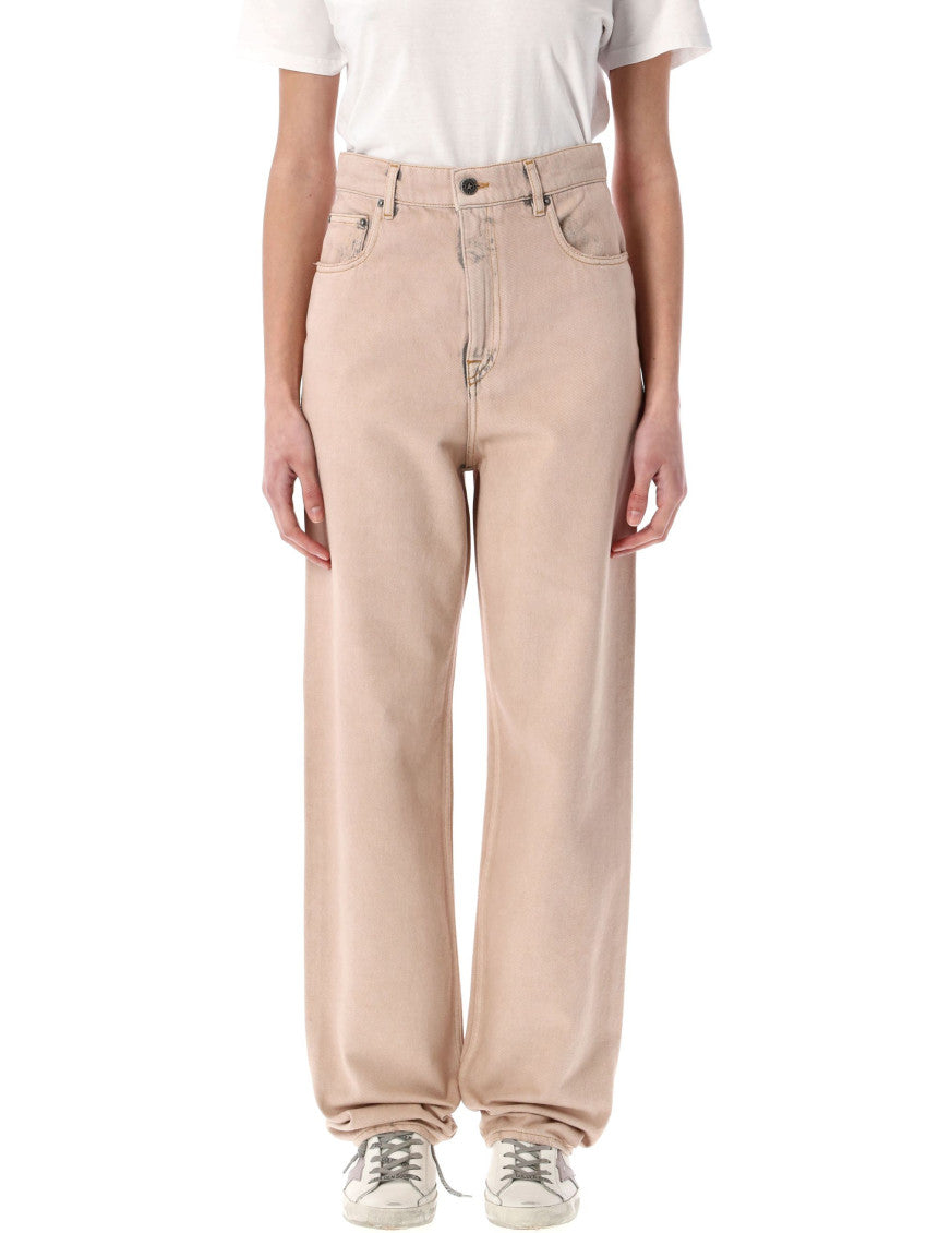 Pink 'kim' Cotton Jeans 1
