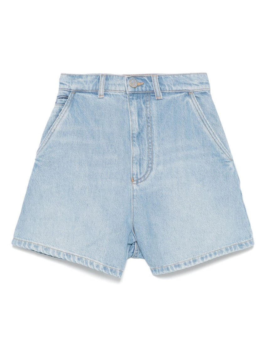 Sky Blue Denim shorts 1