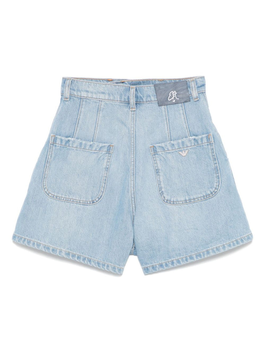 Sky Blue Denim shorts 2