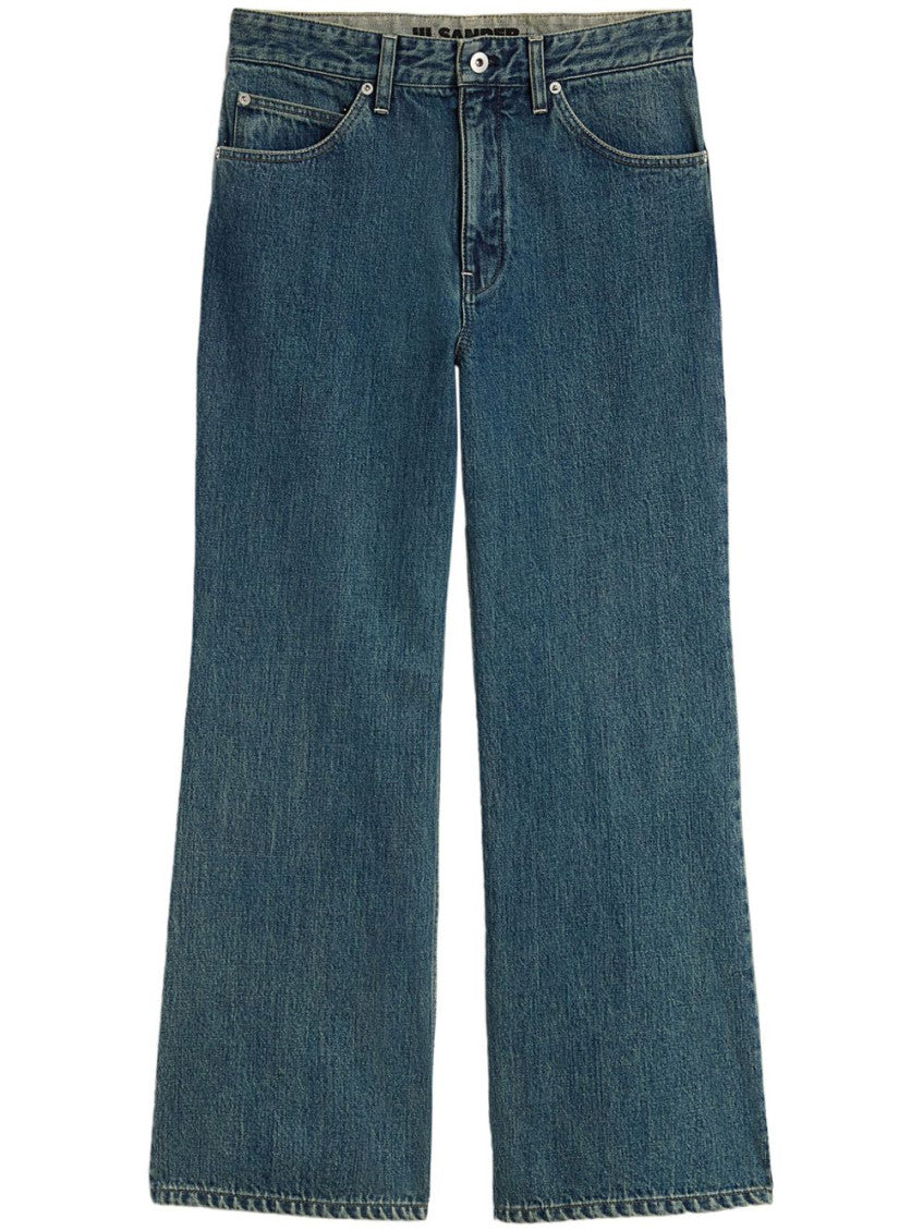 Blue Denim Wide-leg jeans 1