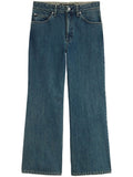 Blue Denim Wide-leg jeans 1