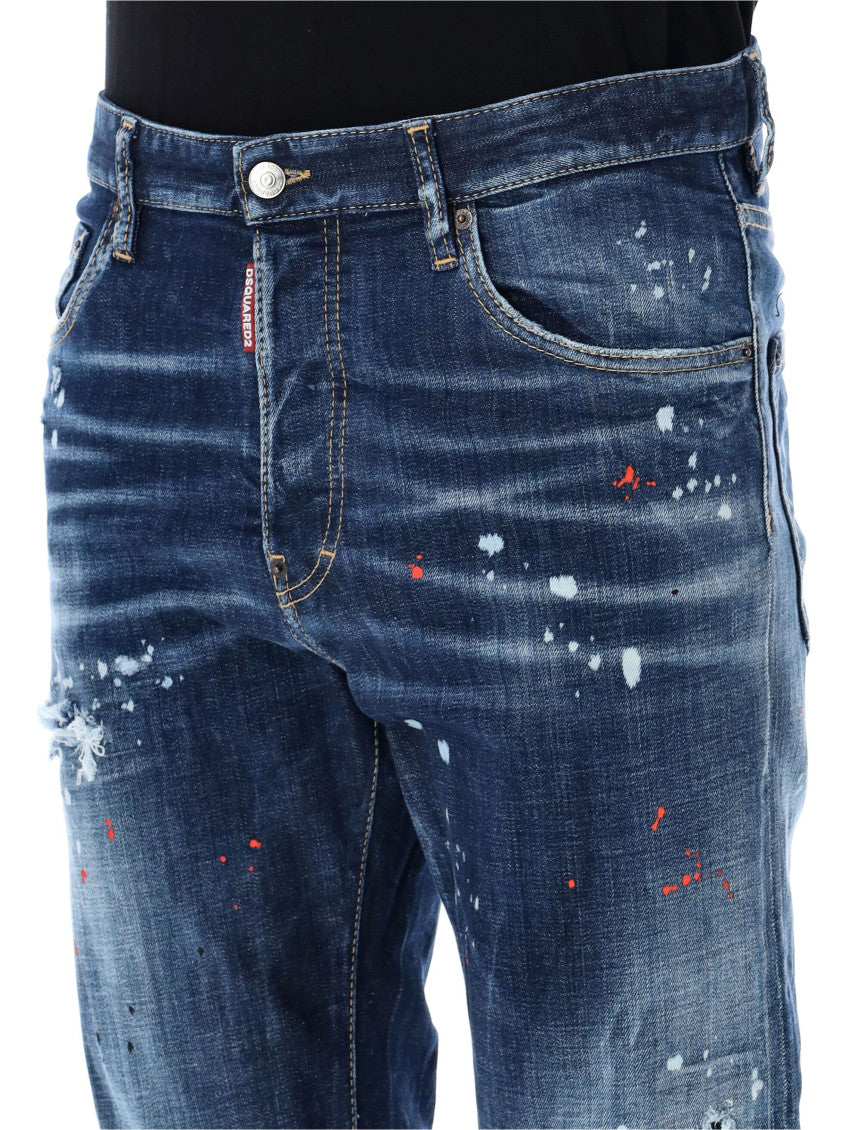 Blue Slim Leg Jeans 3
