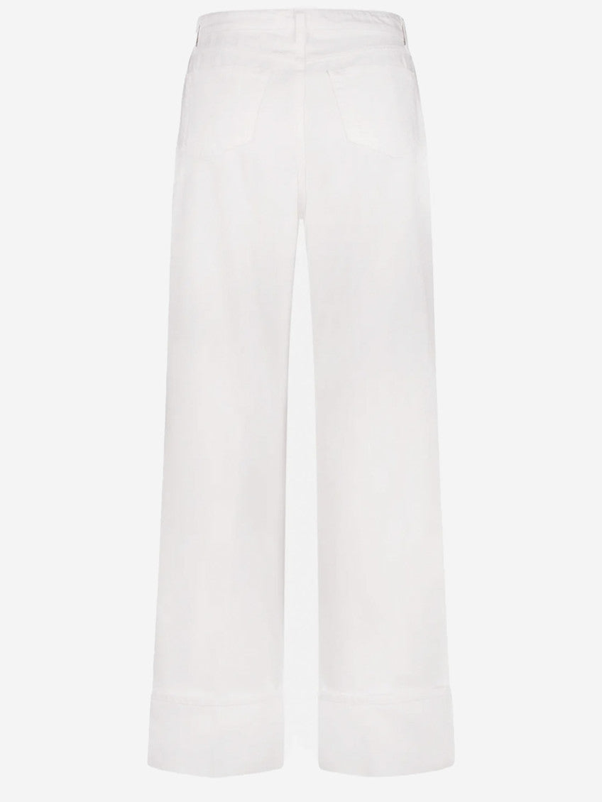 White Cotton Jeans 2