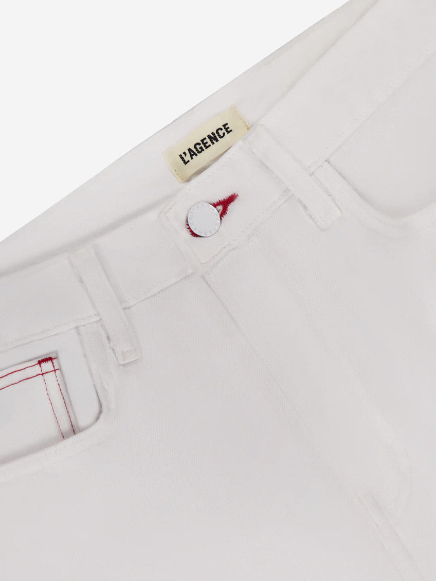 White Cotton Jeans 3