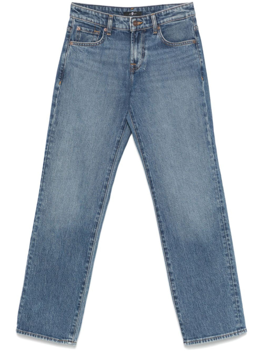 Blue Claire stright denim jeans 1