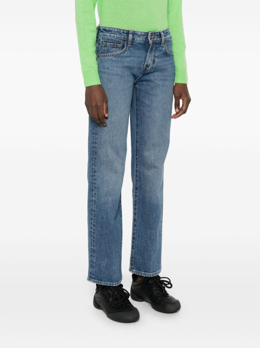 Blue Claire stright denim jeans 2