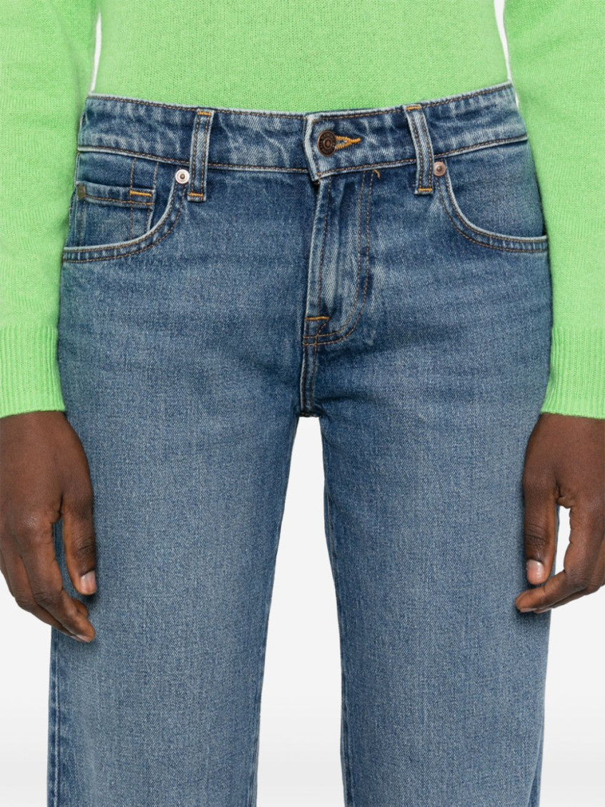 Blue Claire stright denim jeans 3