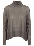 Khaki High-neck Sweater 1