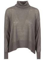 Khaki High-neck Sweater 1