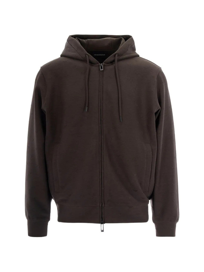 Beige Solid Hoodie 1