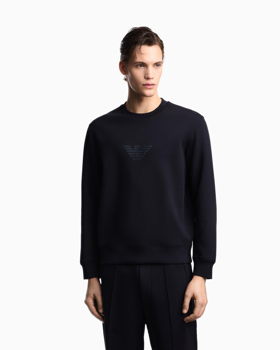 Dark Blue Logo Sweatshirt 2