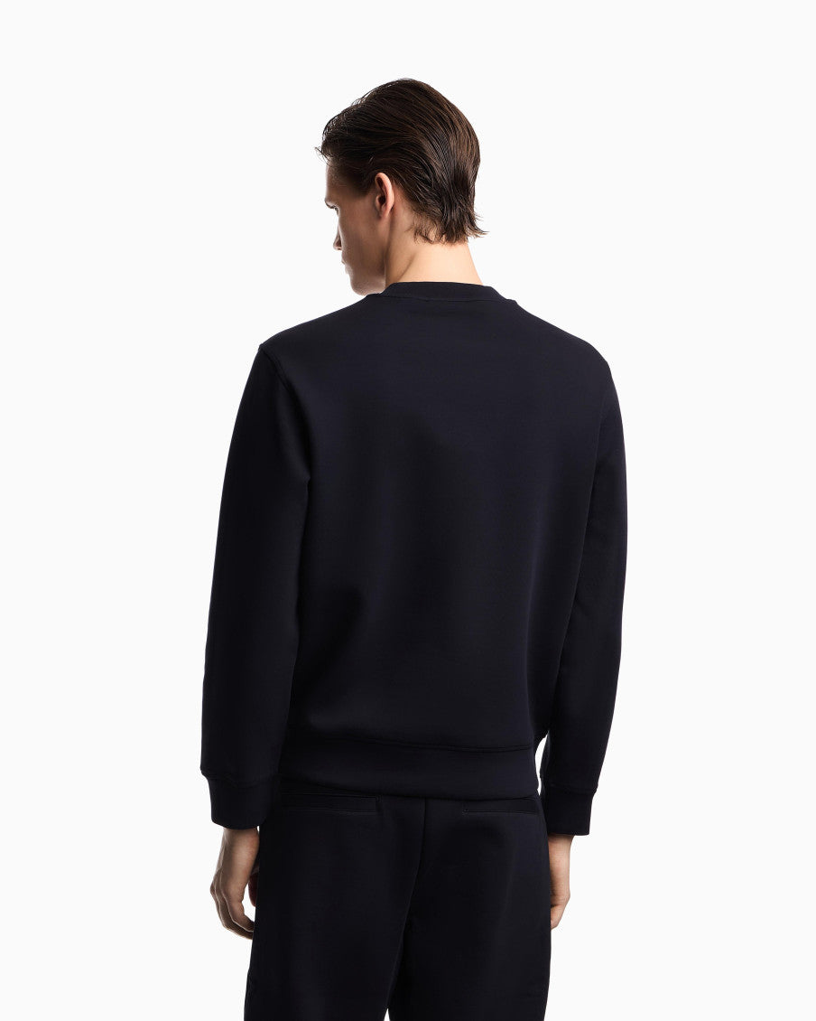 Dark Blue Logo Sweatshirt 3