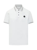 White Logo Shirt Collar Polo 1