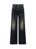 Blue Relaxed Mid Rise Jeans 1