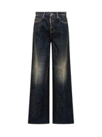 Blue Relaxed Mid Rise Jeans 1