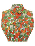 Multicolour Printed Sleeveless Shirt 1