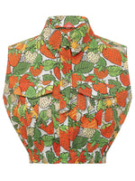 Multicolour Printed Sleeveless Shirt 1