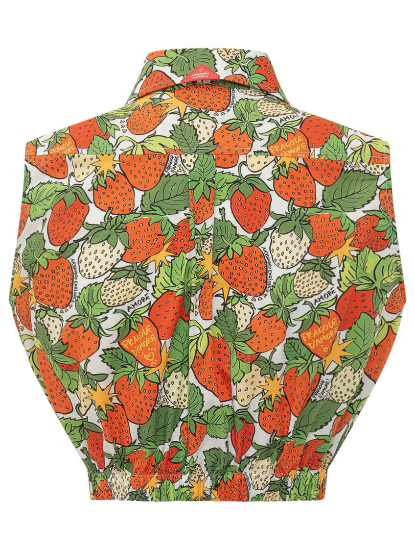 Multicolour Printed Sleeveless Shirt 2