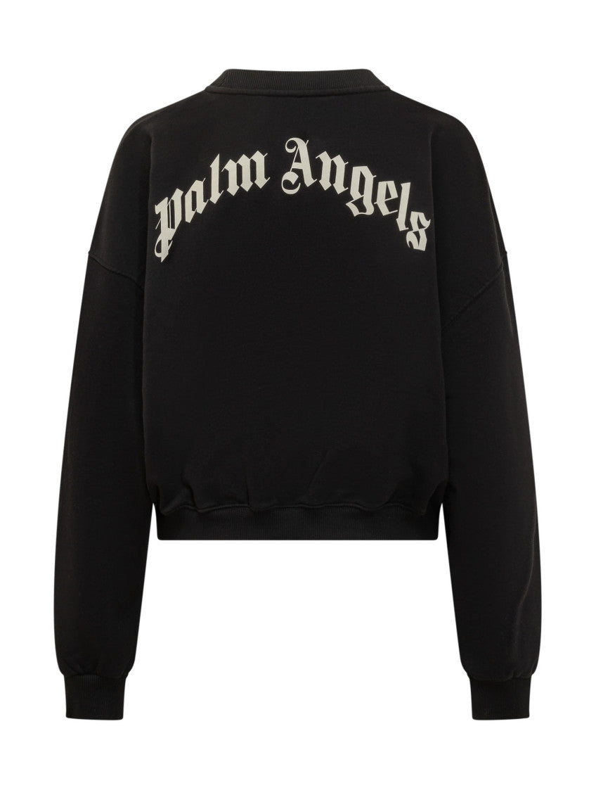 Black Logo Crew Neck Sweatshirt 2