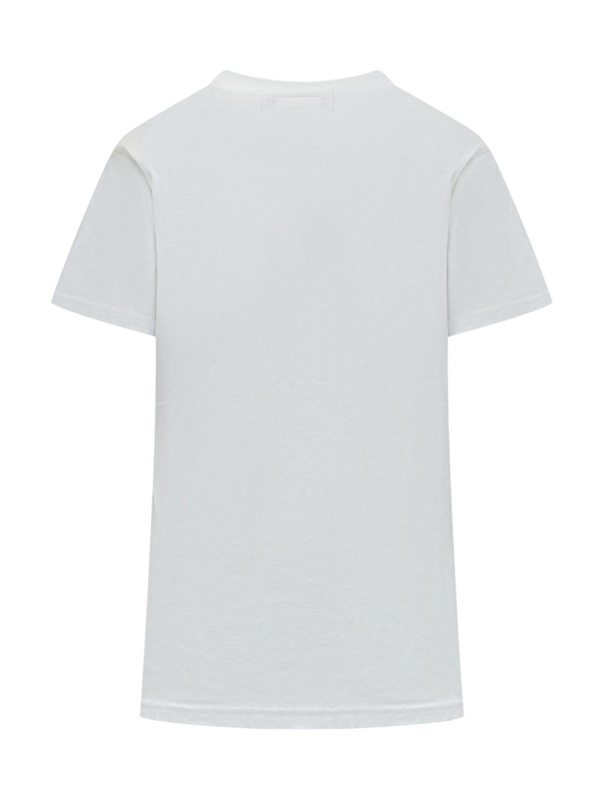 White Graphic Crew Neck T-Shirt 2