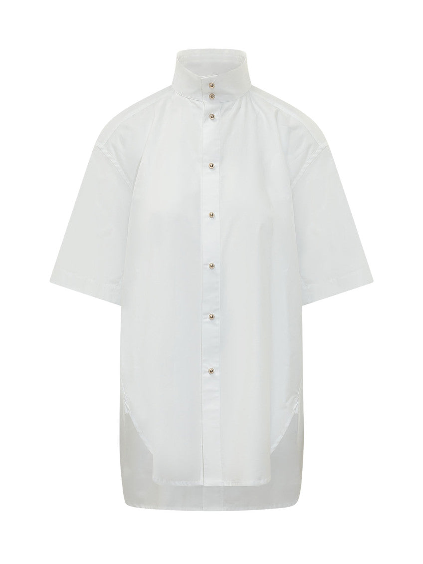 White Oversized Solid Shirt 1