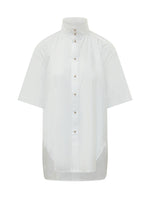White Oversized Solid Shirt 1