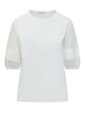 White Crew Neck T-Shirt 1