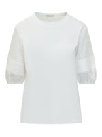 White Crew Neck T-Shirt 1