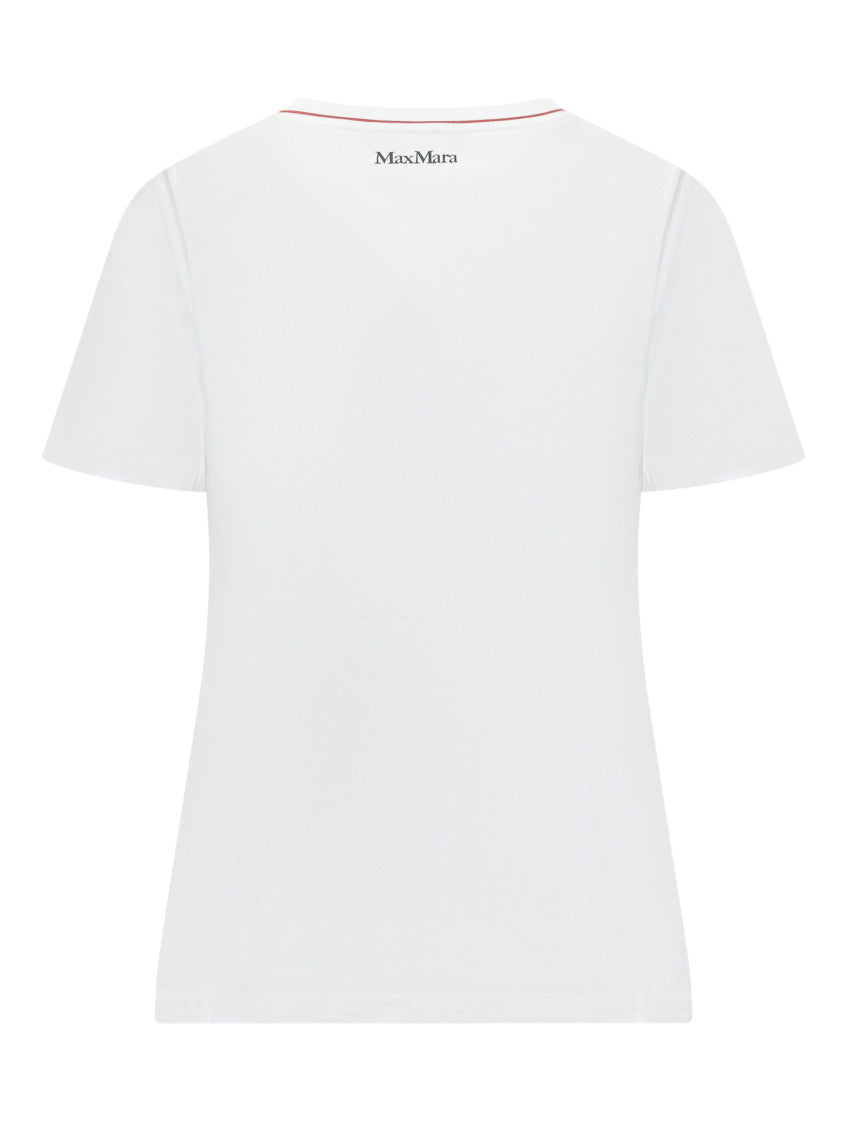 White Logo Crew Neck T-Shirt 2