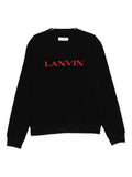 Black Logo Crew Neck Sweatshirt 1