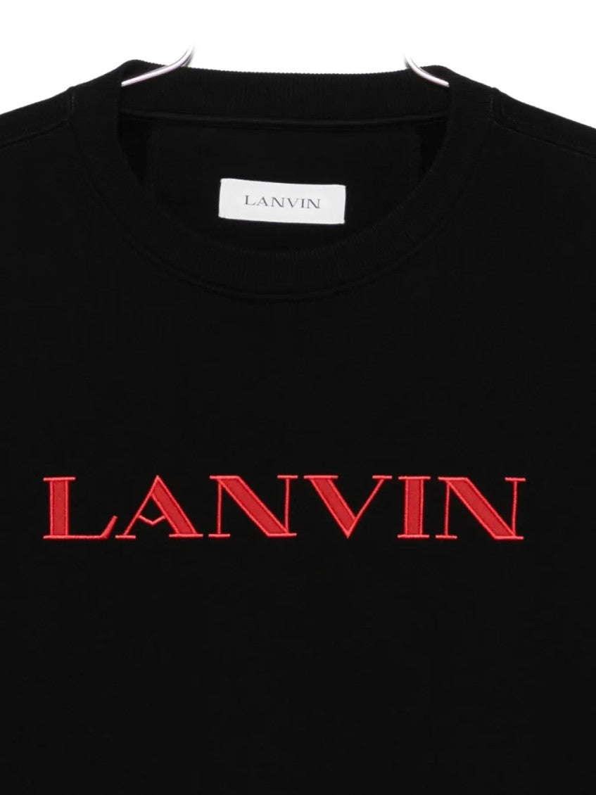 Black Logo Crew Neck Sweatshirt 2