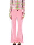 Pink Cool Wool Pants 1