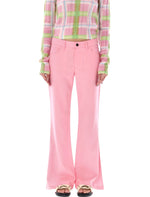 Pink Cool Wool Pants 1