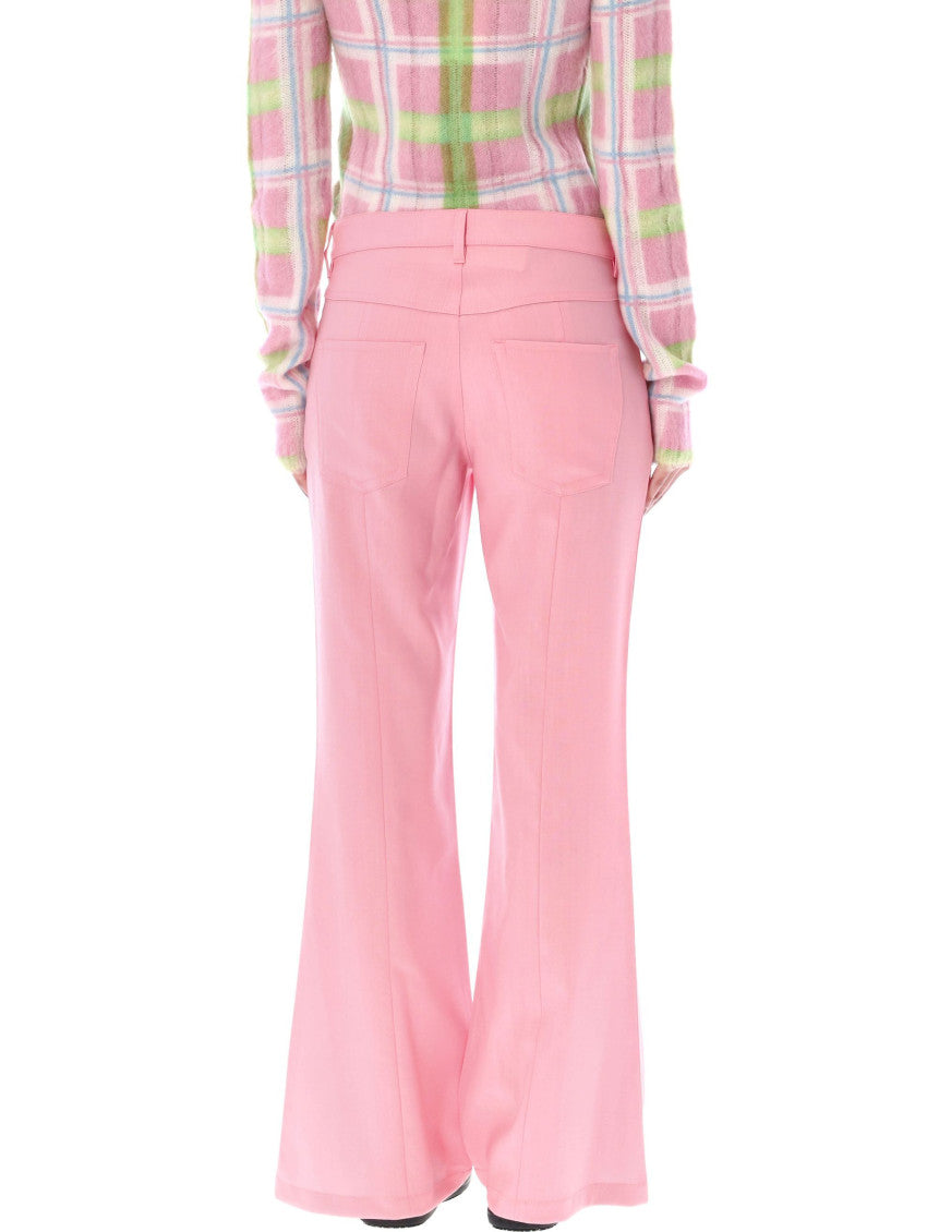 Pink Cool Wool Pants 2