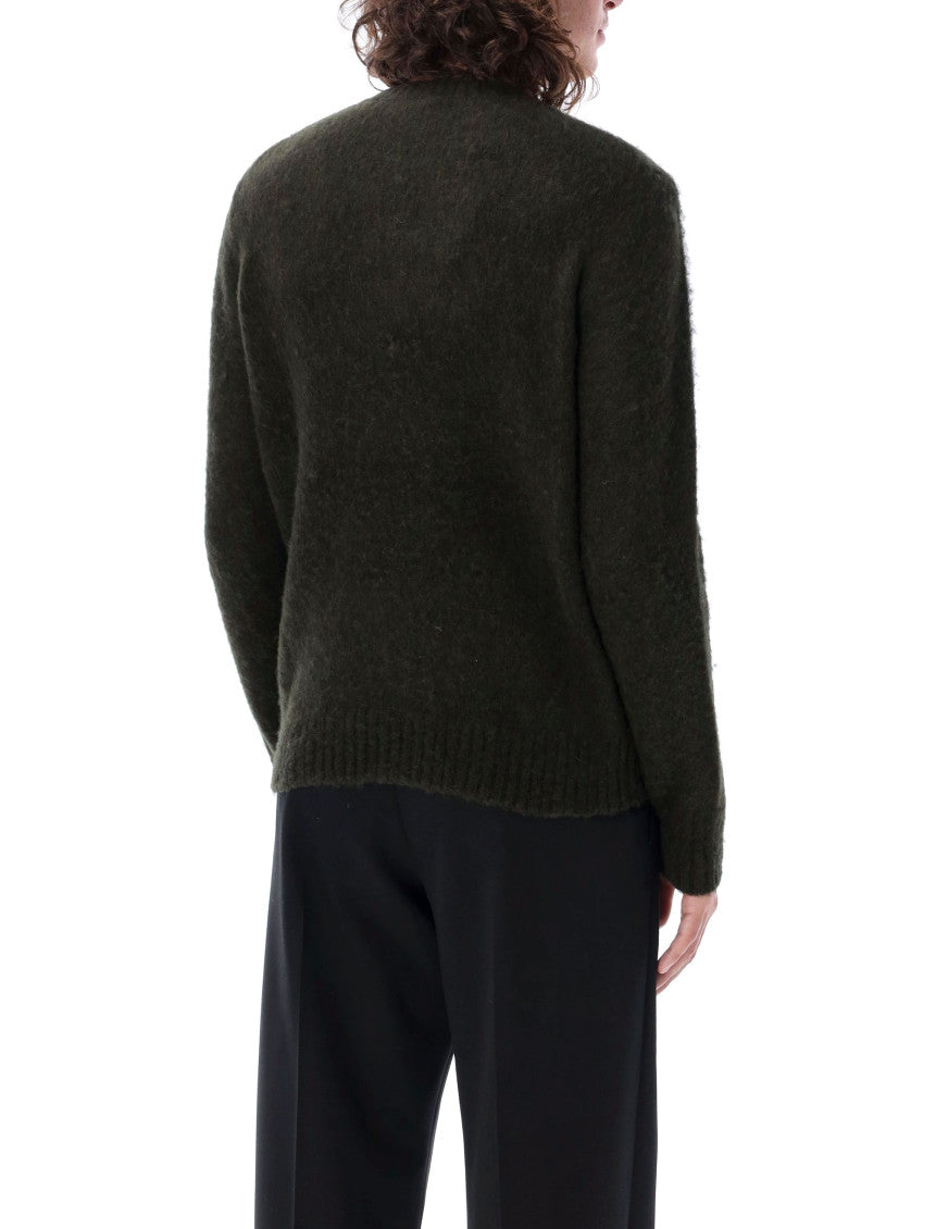 Olive Crewneck Sweater 2