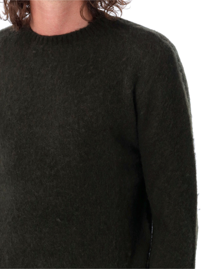 Olive Crewneck Sweater 3