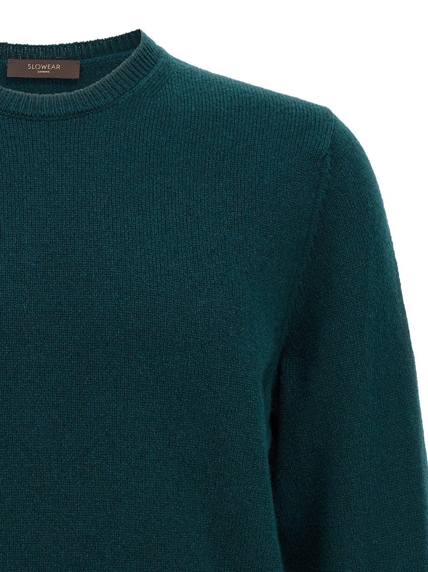 Dark Green Wool Sweater 3