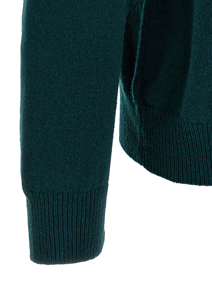 Dark Green Wool Sweater 4