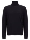 Blue Wool turtleneck sweater 1