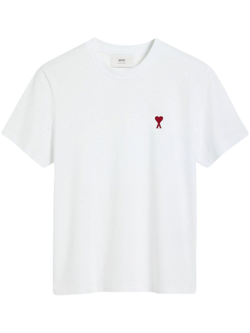 White Ami De Coeur Cotton T-shirt 1