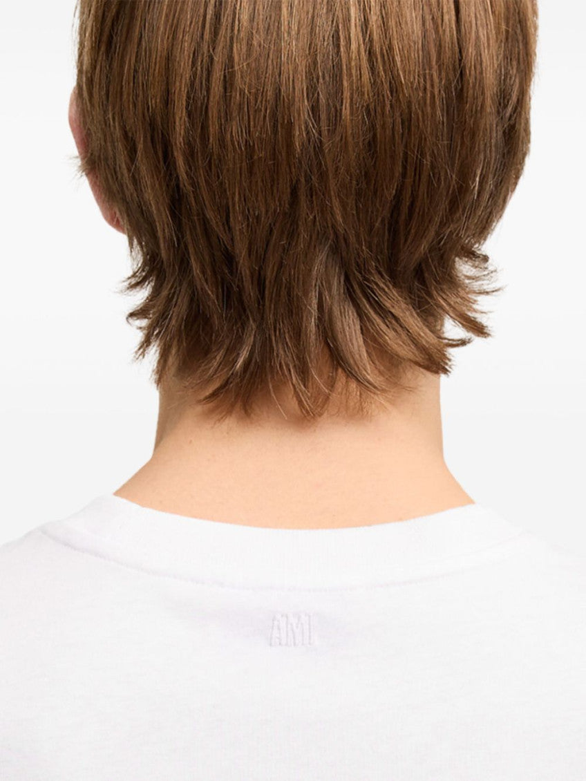White Ami De Coeur Cotton T-shirt 3
