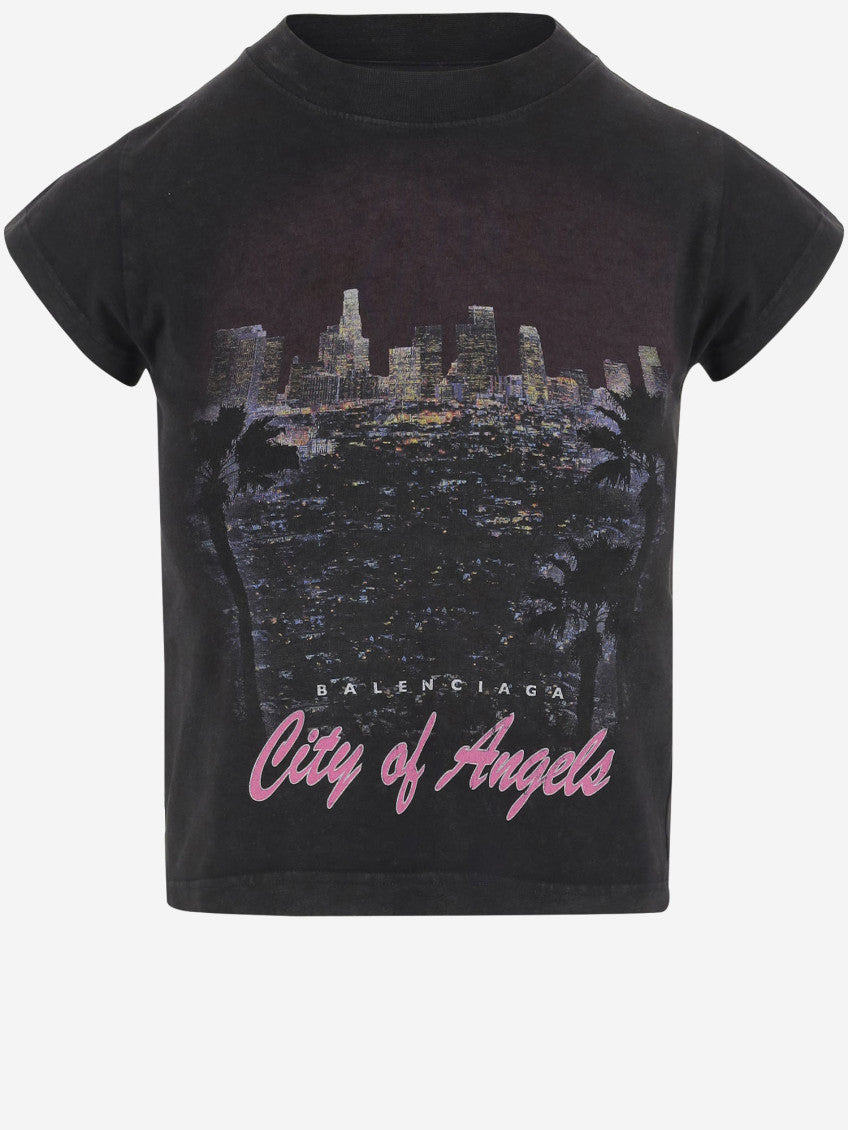 Multicolor Shrunk City Of Angels T-shirt 1